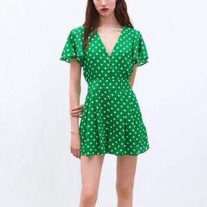 Green Polka Dot Dress